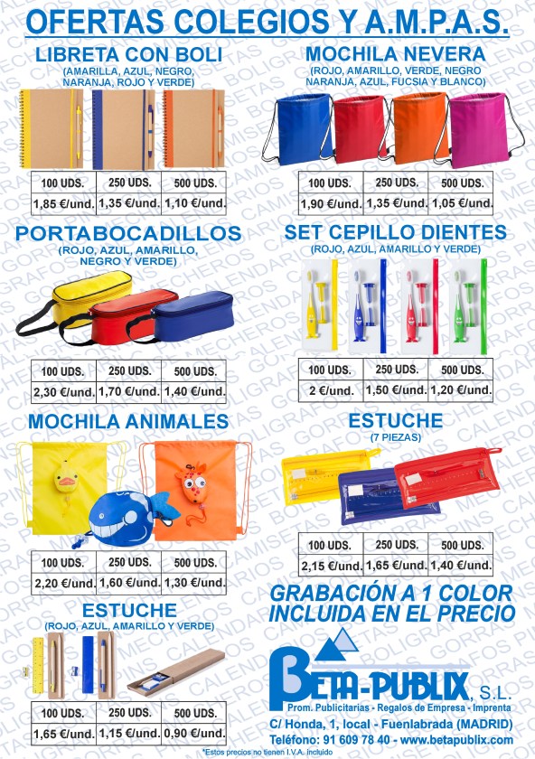 OFERTAS COLEGIOS 2